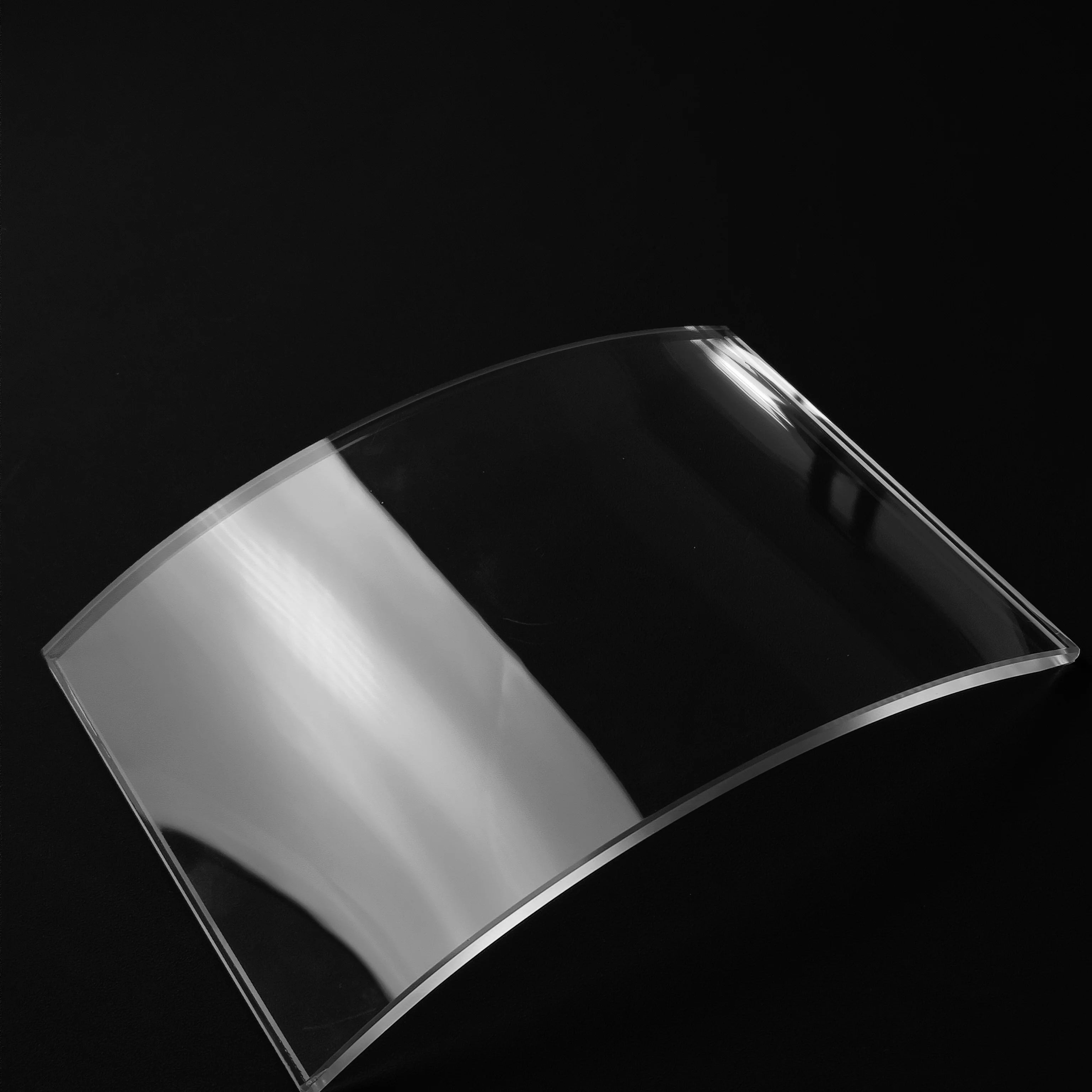 High Borosilicate Fireplace Glass Light Transmission Tempered Glass