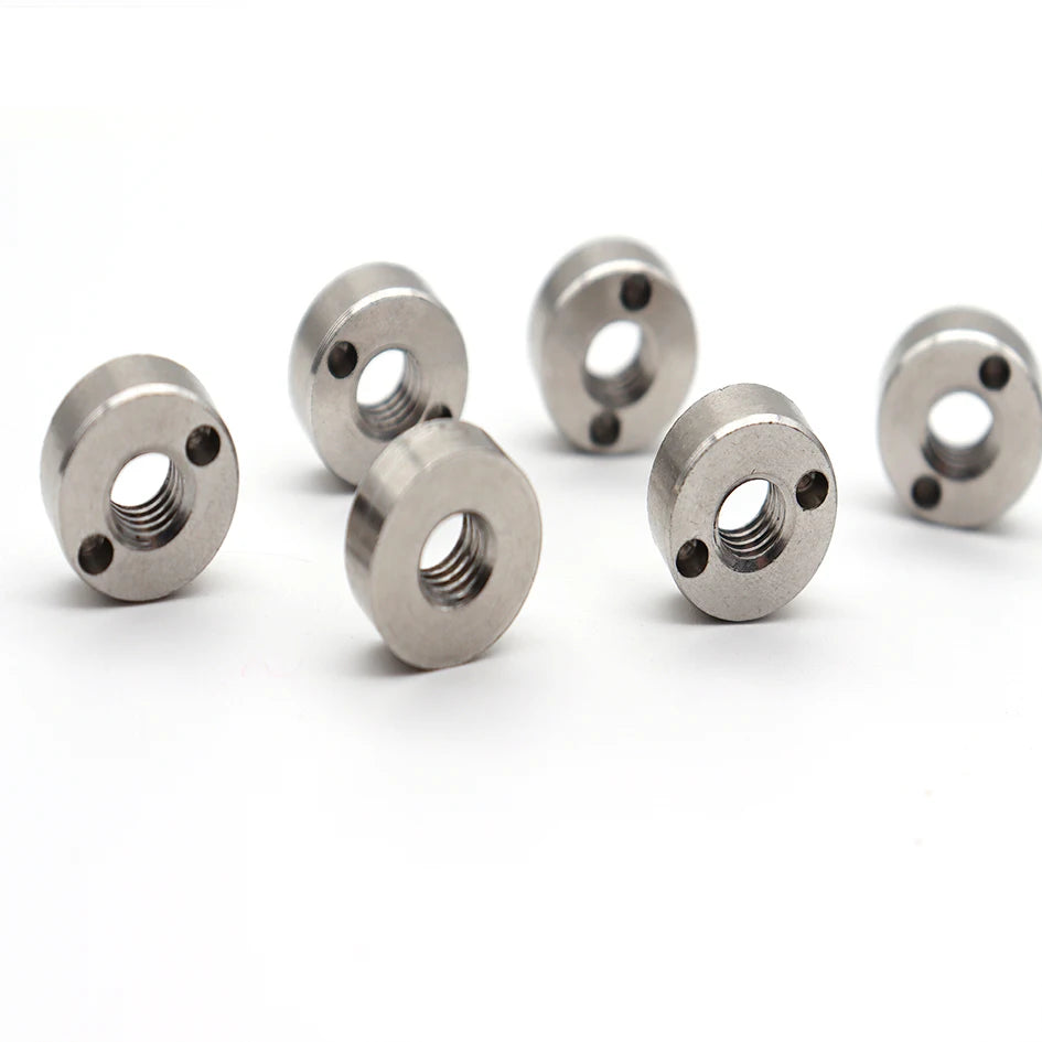 All Size Factory Hot  DIN547 Stainless Steel Carbon Steel Two-hole Round Lock Nuts With Drilled Holes