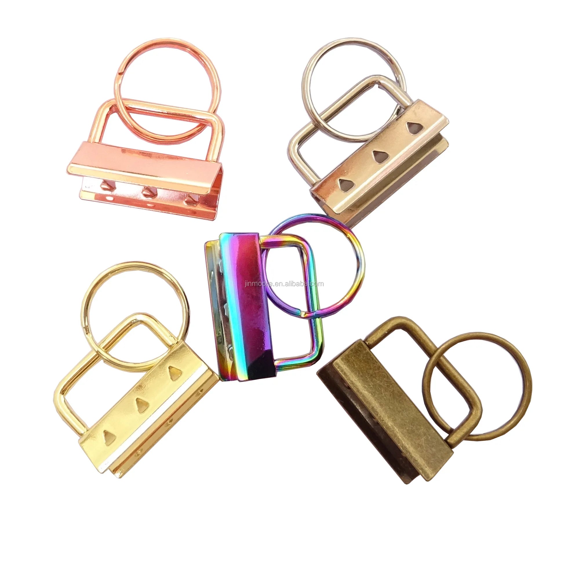 High Quality Key Fob Hardware 1.25" Keychain Split Ring Wrist