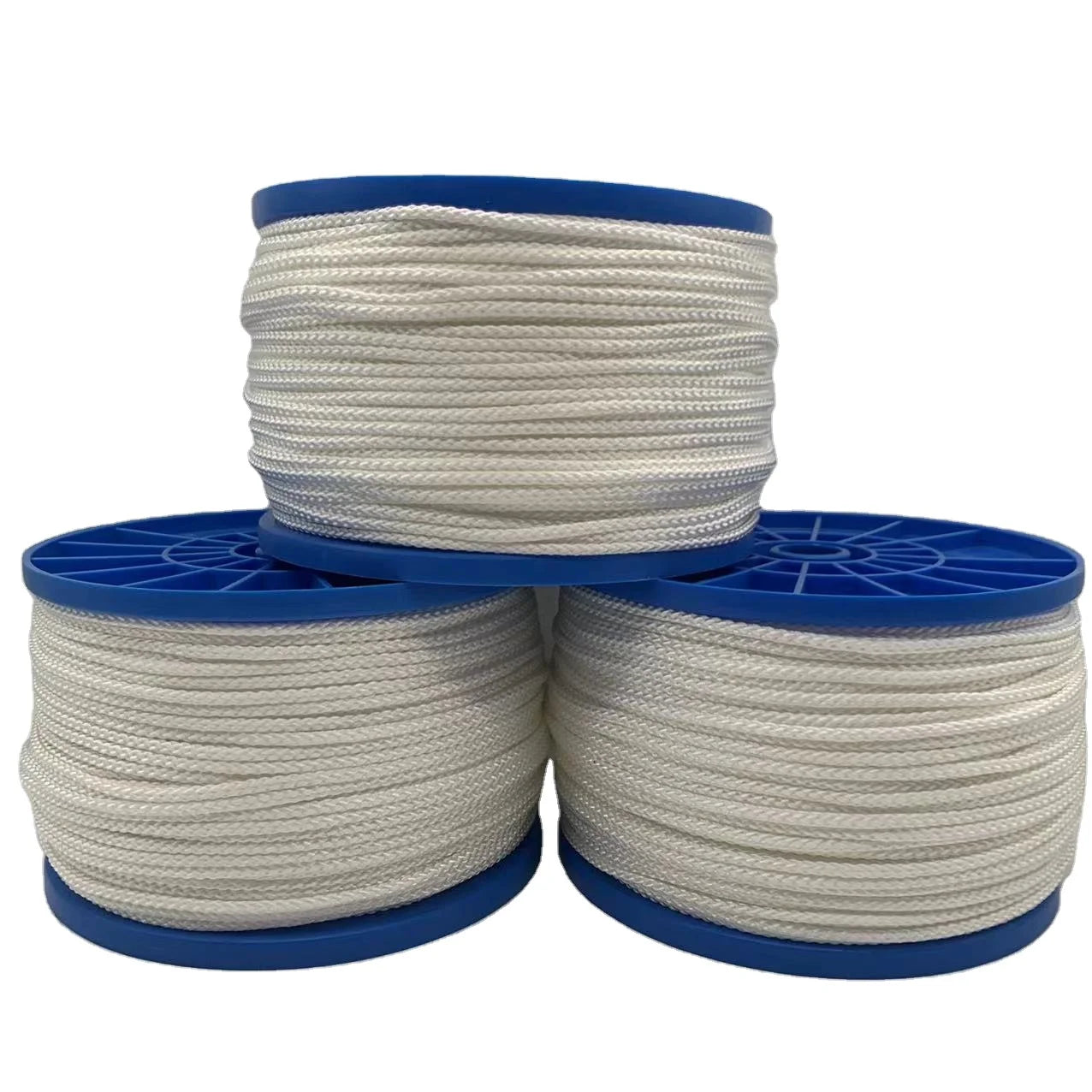 Cheap Chuck White  8 Strands Braided Polyester Packing Rope for Toys 8 PLY
