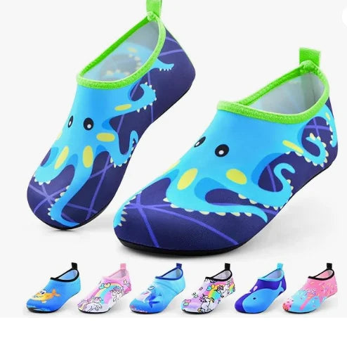 Toddler Kids Swim Water Shoes Quick Dry Non-Slip Water Skin Barefoot Sports Shoes Aqua Socks Boys Girls Toddler Beach Walking