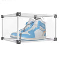 Premium Clear Transparent Plastic Sneaker Shoe Storage Box Foldable Stackable Shoe Rack Shoes Case Display Container