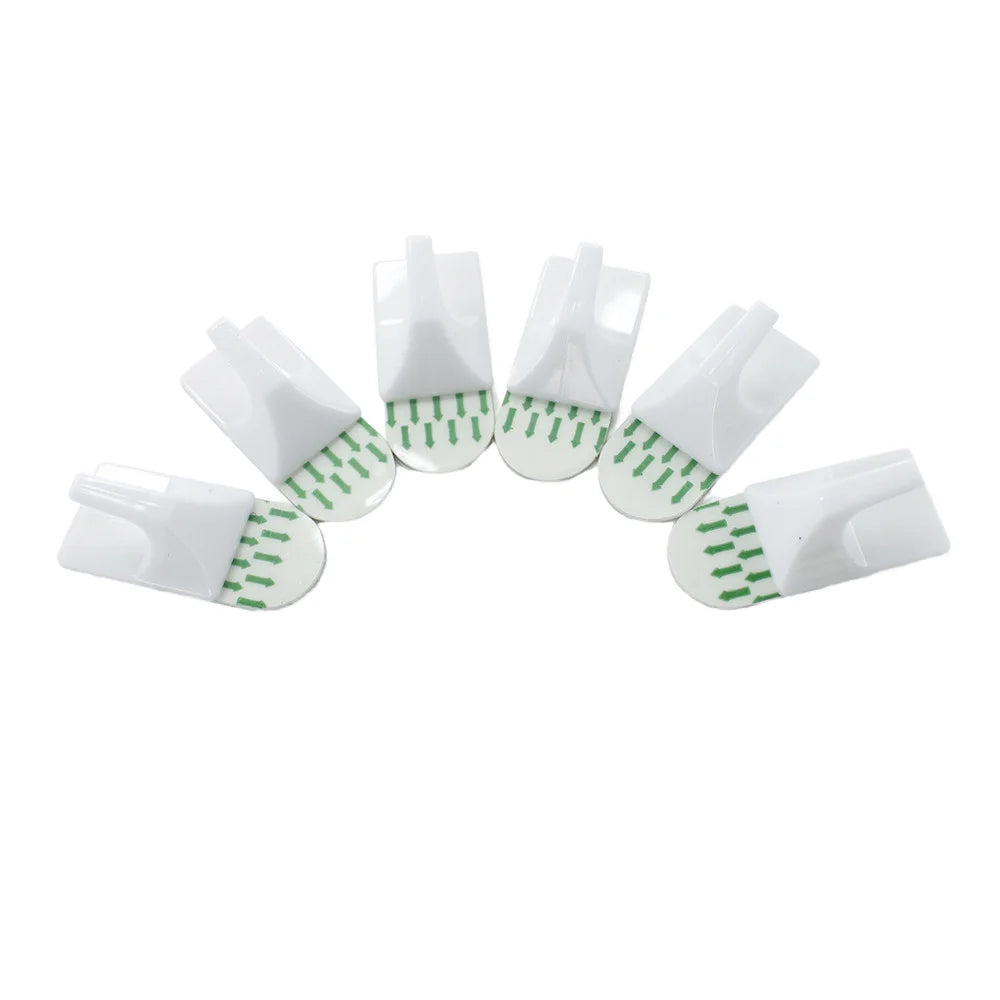 Prodigy Magic Heavy Duty Strong Plastic Eco-Friendly Multifunctional Self-Adhesive Sticker Wall Hanger Hooks for Clothing
