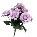 24 Colors 9 Heads Silk Rose bunch Artificial Flowers Rose Bouquet for Wedding Decor