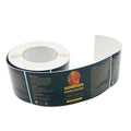 Private Design Adhesive Paper Lip Oil Sticker Custom Cosmetic Label for Packaging