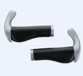 R2 China HUALONG HL-G221B G221C  MTB Human Engineering Two Sides Locking Leather Cycle Handlebar Grips