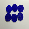 2mm Thickness Blue Lapis 8x10mm to 15x20mm Oval Double Flat Coins Natural Lapis Lazuli