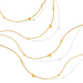 Joolim Jewelry Gold Plated Dainty Cute Heart Choker Dainty Chain Necklace Stainless Steel Jewelry Wholesale