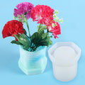 Early Riser Best Sellers Screw Shape Concrete Cement Vase Pen Holders Flower Pots & Planters Silicone Mold Home Decor Mouldings