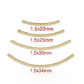 GP US Quilted Curved Tube Beads 14K Gold Filled DIY Jewelry Gold Filled Jewelry 14k Bulk Jewelry Making Bulk Beads Wholesale