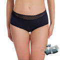 Lace Menstrual Underwear Period Briefs 4 Layers Leak Proof Cotton Period Panties