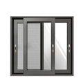 NFRC Waterproof Residential House Window Insulated Thermal Break Aluminum Glass Sliding Windows