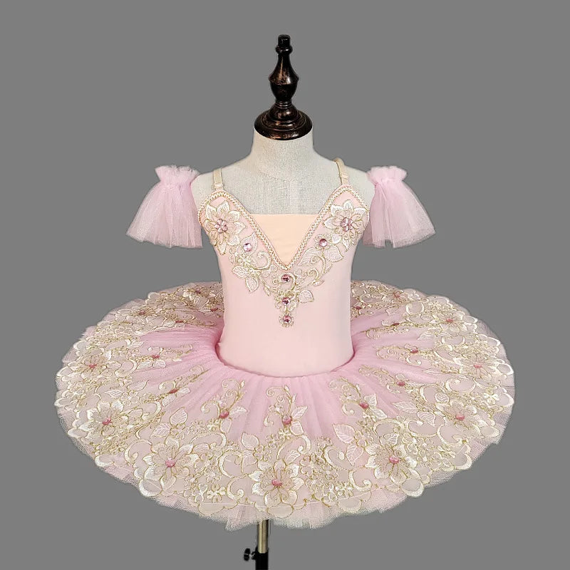 Children's Dance Dress Short Sleeve Ballet Adult Performance Practice Students Chinese Skirt
