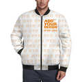 All Over Print Men's Autumn Sports Fans Outdoor Zipper Streetwear Tactical Jacket Bomber Jacket Airforce Flight Pilot Jackets