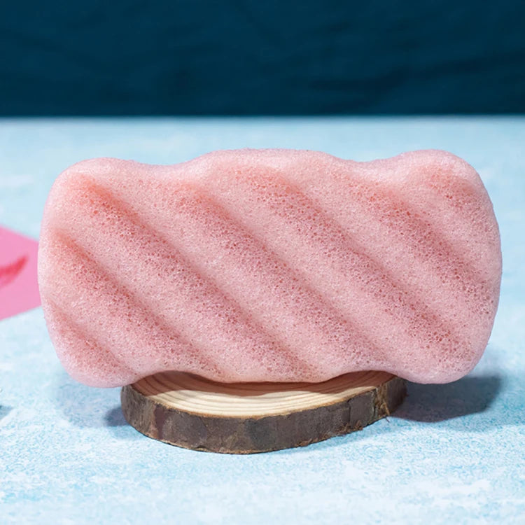 Hot Selling Konjac Exfoliating Organic Bath Sponge for Body Gentle Facial Sponge Daily Face and Body Scrub
