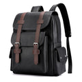 Manufacturer's Direct Sales of Large Capacity Men's Travel Computer Backpack PU Fashionable Trendy Leather Leisure Backpack