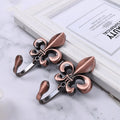 Metal Curtain Side Holders for Wall Antique Bronze Brass Curtain Tieback Hook Pull Backs for Drapes Window Home Decoration