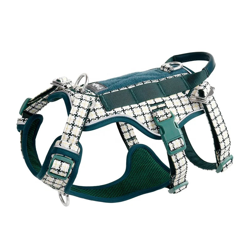 H-shaped Strong No Pull Ergonomic Dog Harness Personalized Wholesale Manufacturers Uk Step in Dog Harness with Front Clip