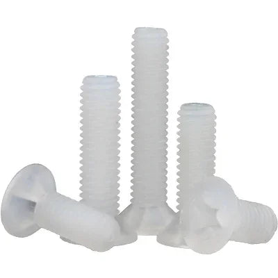 Factory Supply Nylon Plastic Cross Recessed Countersunk Head Screw Nut Washer Set for Insulation