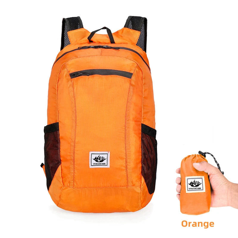 Lightweight Travel Backpack Sports Folding Backpack Cycling Backpack Waterproof  Folding Bag Custom Logo