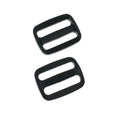 Factory Price 15 - 50 mm Plastic Black Strap Slide Buckle Adjustable Clasp for Bagpack