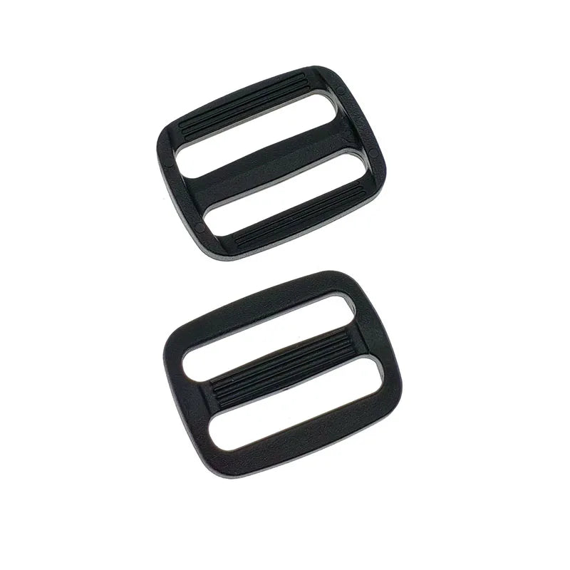 Factory Price 15 - 50 mm Plastic Black Strap Slide Buckle Adjustable Clasp for Bagpack