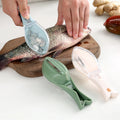 Easily Remove Fish Scales Plastic Fish Scales Graters Scraper for Kitchen