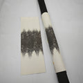 Grey Lizard Print Real Cow Skin Embossed Cowhide Leather for Professional Pool Cue Billiard
