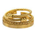 Sac Main Tendance Nouvelle Collection 2022 Cuff Bracelet Stainless Steel Cuff Bracelet Gold Plated Layer Bracelet Men