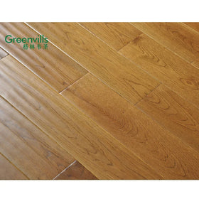 Handscraped 100% Natural Wood Solid Oak Flooring Hardwood Parquet Floor Tongue &groove Joint Floors