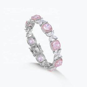 Best Jewelry Factory Bellona's Luxury Charm Square Crystal Accessory OEM Zircon Bracelets Fashionable Fashion Bracelets