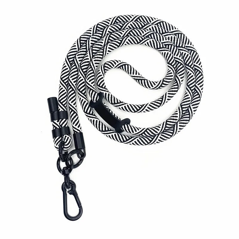 7MM Adjustable Round Rope Multifunctional Phone Bag Lanyard Outdoor Crossbody Neck Strap Lanyards