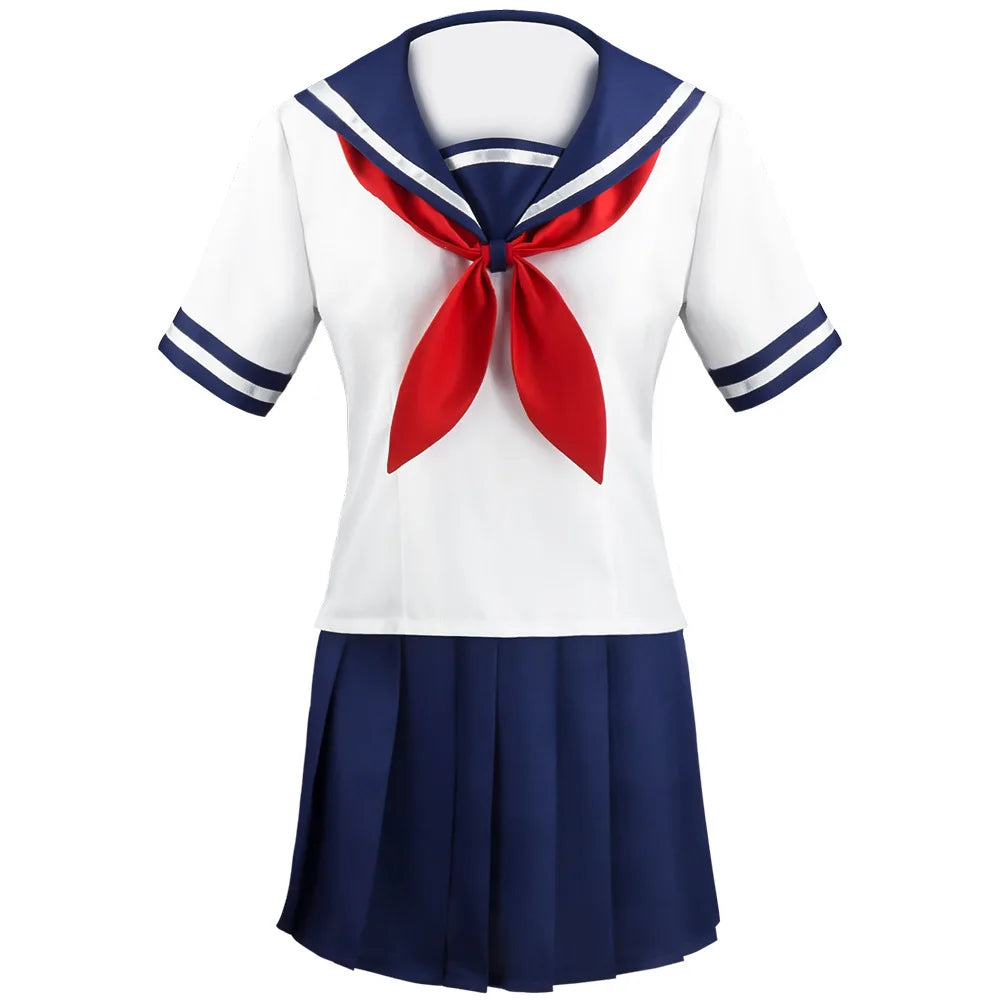 2026 Yandere Simulator Ayano Aishi Cosplay Costume Game Uniform Yandere Chan JK Uniform Women Outfit Sailor Suit
