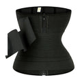 Custom Logo Fitness Flat Belly Slimming Bandage Sheath Waist Trainer Adjustable Women Workout Belly Belt Waist Trimmer Wrap