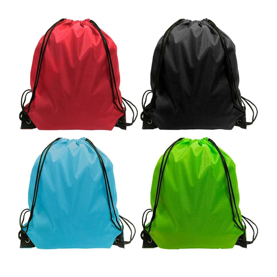 Custom Shopping Gift Promotion Party Activities Outing Polyester Waterproof Multi-Color Kids Drawstring Bag