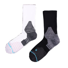 Autumn and Winter Super Thick Thermal Soft Comfortable Crew Polyester Basketball Sports Socks for Men