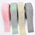 3cm Crystal AB Pearl Trim Self Adhesive Rhinestone Diamond Mesh Iron on Strass Trim Ribbon Diy Clothing Wedding Decoration