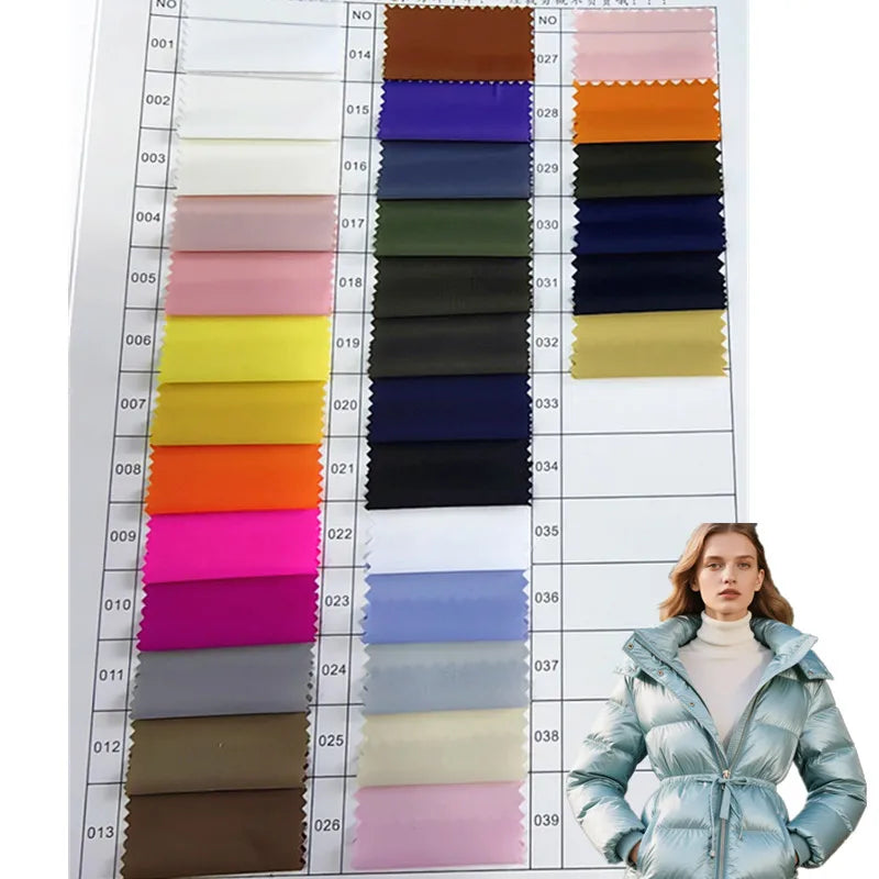 AQTQ in Stock 30D Waterproof 0.15ripstop Nylon Taffeta Fabric for Jacket