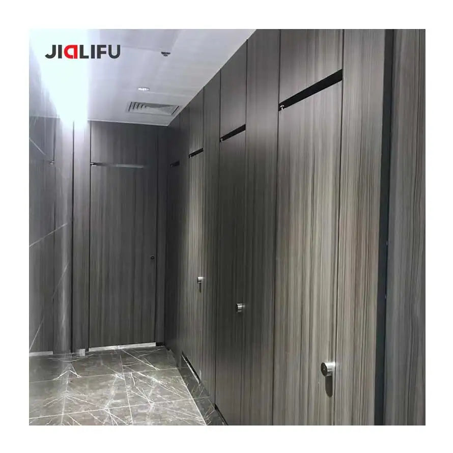 Modern Design Waterproof Floor to Ceiling HPL Cellular Toilet Partition