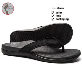 Lightweight Casual Comfortable Flat Orthopedic Flip Flop for Ladies Women Summer Walking Shoes With Arch Support