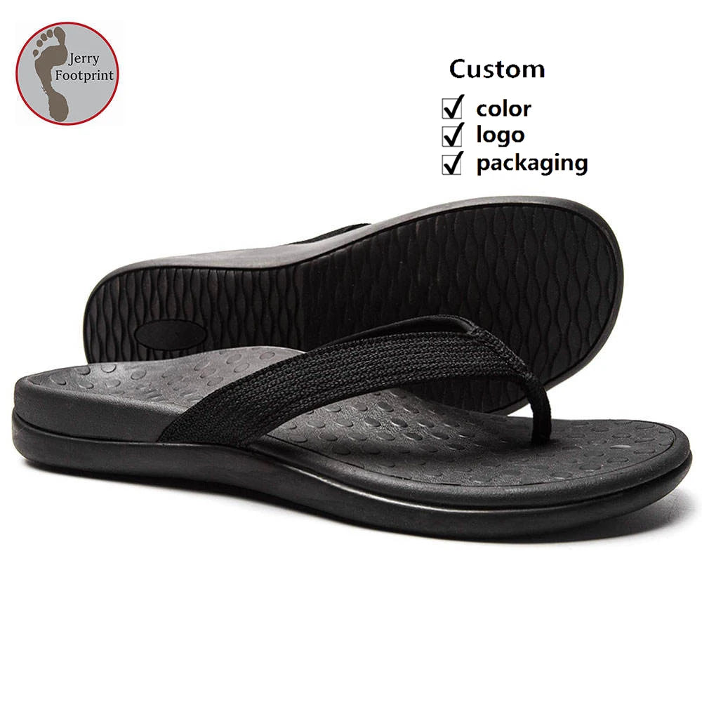 Lightweight Casual Comfortable Flat Orthopedic Flip Flop for Ladies Women Summer Walking Shoes With Arch Support