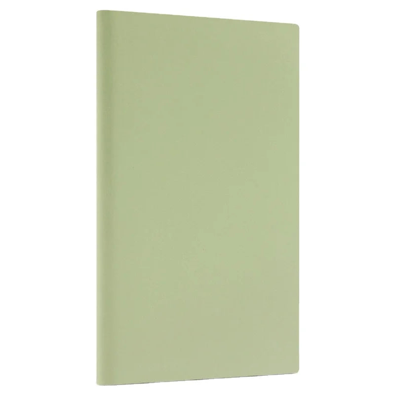 Deli 22297 Green Leather Cover Notebook 25K 80sheets Notepad Minute Book of Business Meeting for Gifts 72pcs Per Carton Set