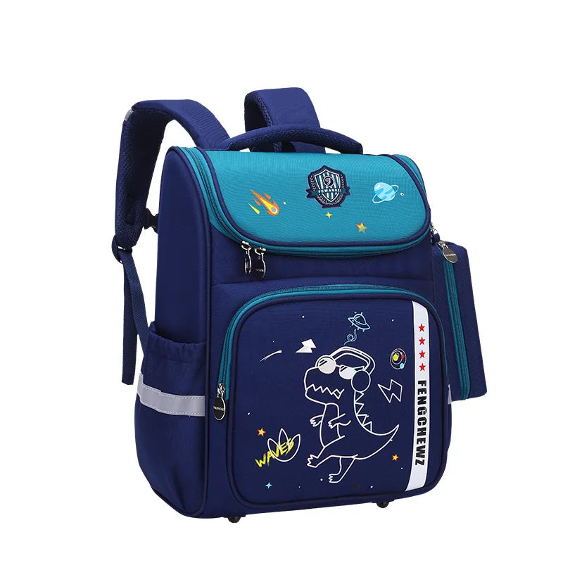 2022 Fashion Cartoon Student Schoolbag 1-6 Grade Spine Care to Reduce the Burden of Shoulder Bags School Bags Children Kids