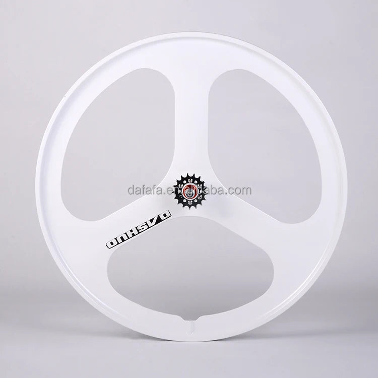 20 Inch 3 Spoke  Bike Wheels Rims Bicycle Wheels Bike Wheel Magnesium Alloy Standard  QR Front Powder Coated Rims for City Bike