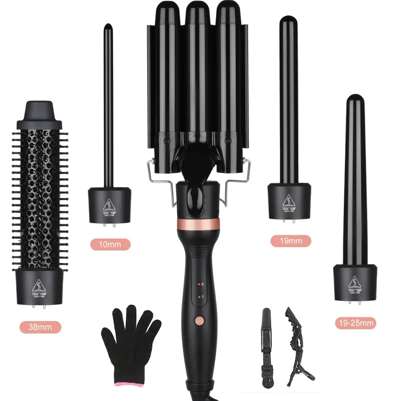 2025 Latest Invention Home & Salon Multifunctional Styler Multistyle Curling Iron & Styler Comprehensive Beauty Solution