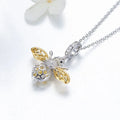 925 Sterling Silver Animal Bee Charm Bracelet Pendant Fashionable CZ Zircon Bead Women's Lucky Charm Jewelry Model SCC1125