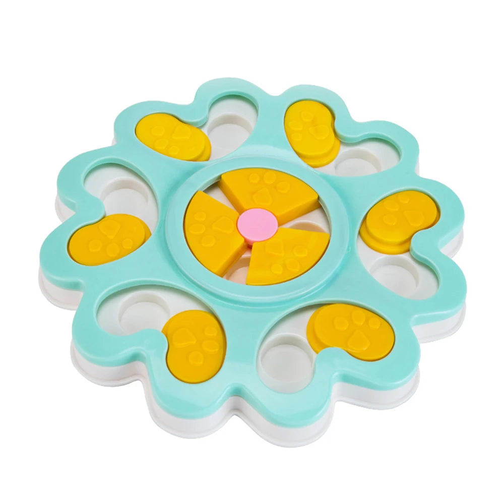 ZMaker Eco Friendly Puzzle Training Dogs Toys Interactive Food Dispenser Treated Plate
