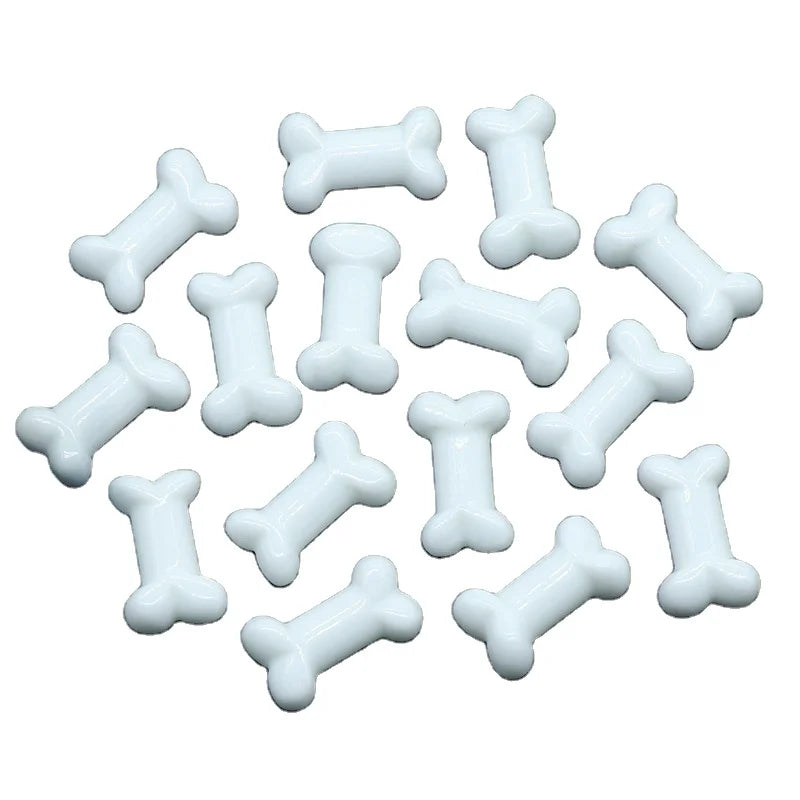HZ Wholesale 35mm Mini Natural Crystal Bone Carving Reiki Crystal Rock Chakra White Jade Bone for Gift
