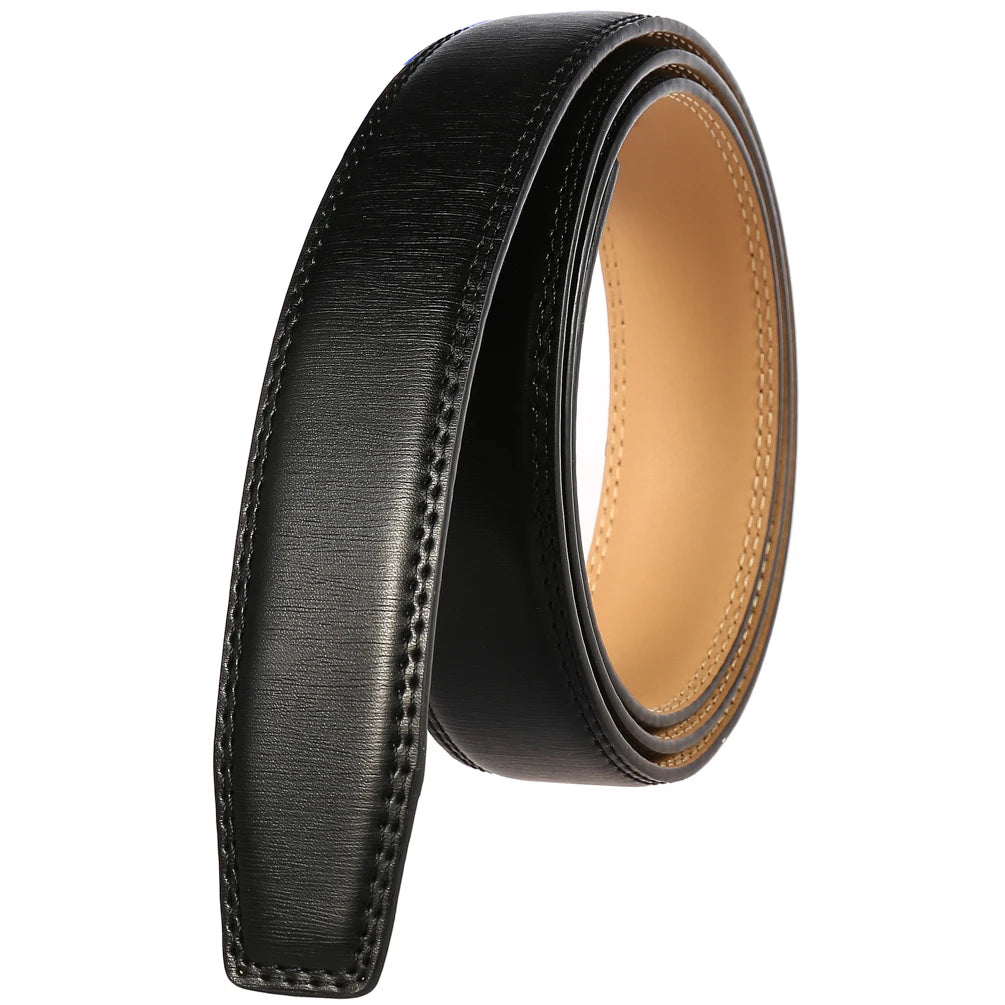 3.1CM Men's Automatic Buckle Belt Strip  Leather BeltLY31-3351