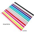 Sports Headbands Slim HairbandElastic Anti-slipThin Skinny Bands with Silicone Lined